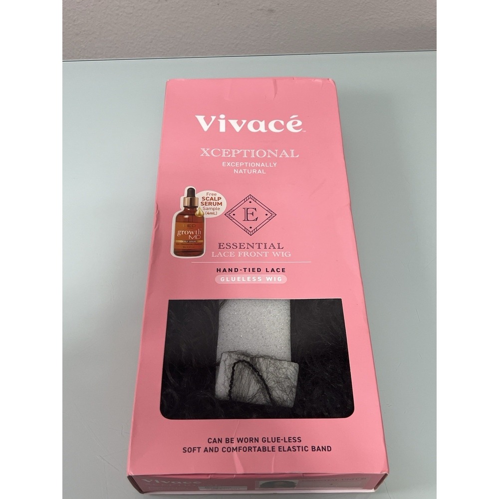 Vivace Xceptional Lace Front Wig Essential Unit 21 Color 2 Dark Brown Open‎ Box